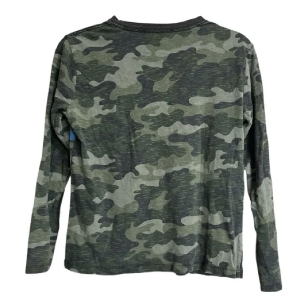 Gap Kids Camo Long Sleeve Shirt, XL (12)